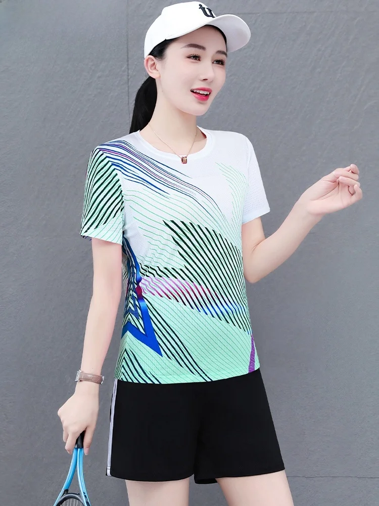 

TUCANO круглый спортивный комплект Ne Qui Dry для женщин, лето 2022, новый тонкий модный повседневный комплект ort Sve из двух предметов, полиэфирное волокно