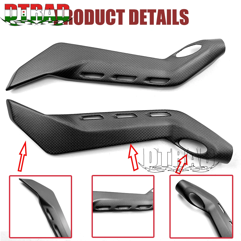 V4 2018-2022 Motorcycle Carbon Fiber Rear Seat Side Panel Protector Cover For DUCATI PANIGALE V4 V4S V4R Accessories Fairing Kit