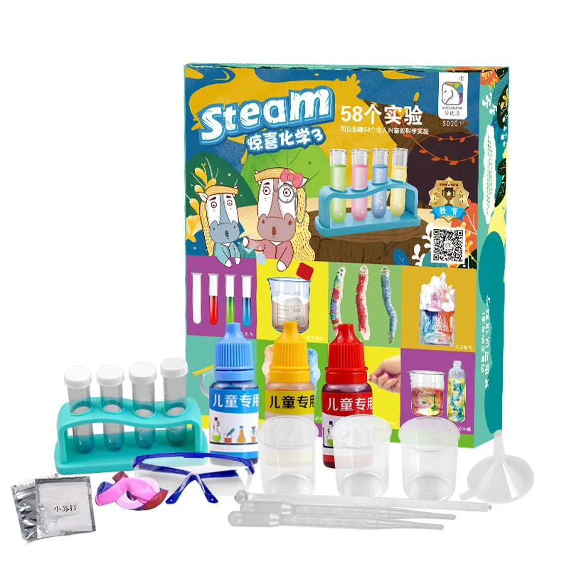 Kids Science Toys STEM Kit Educational Toys For Children Chemical Laboratory Gadgets Technology Experiments Novelty Learning Toy