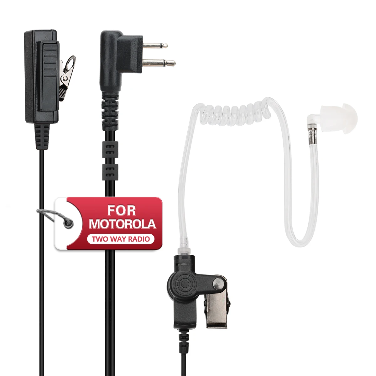 

Covert Acoustic Tube Earpiece Walkie Talkie Headset for Motorola EP450 DEP450 CP1300 CP040 CP140 Two Way Radio