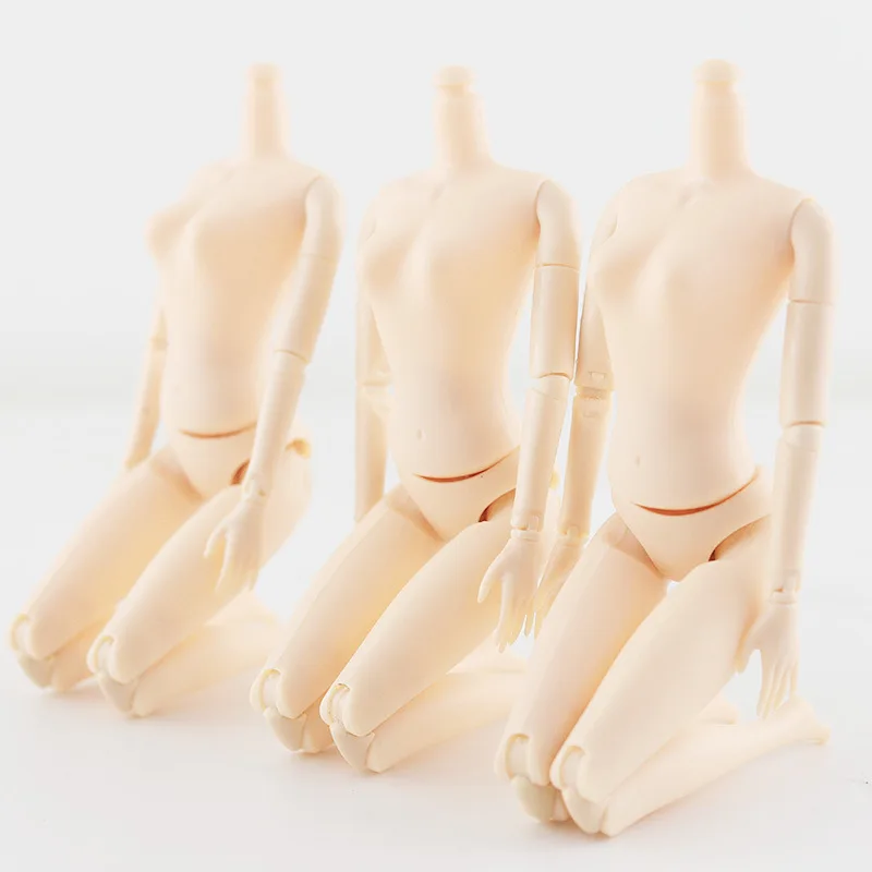High Quality 30cm BJD Doll 16 Joints White Skin Naked Body for Customization DIY