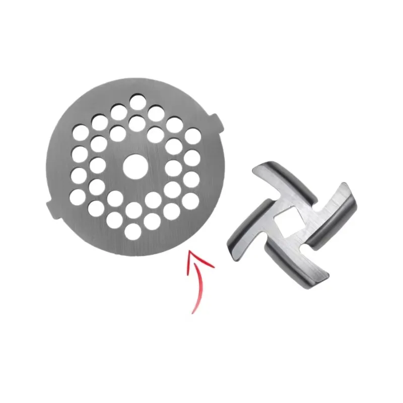 Kitchen Meat Mincer Spare Blades 3Pcs Compatible with HV2 HV3 HV4 HV6 HV8 ME Series Accessories