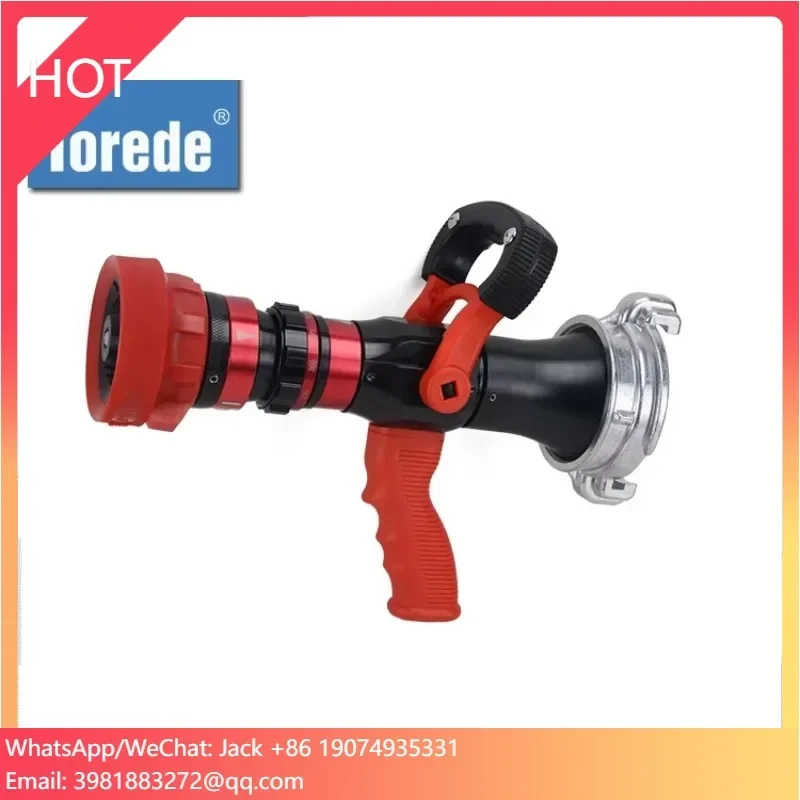 Ugello antincendio a flusso selezionato da 475 LPM con impugnatura a pistola