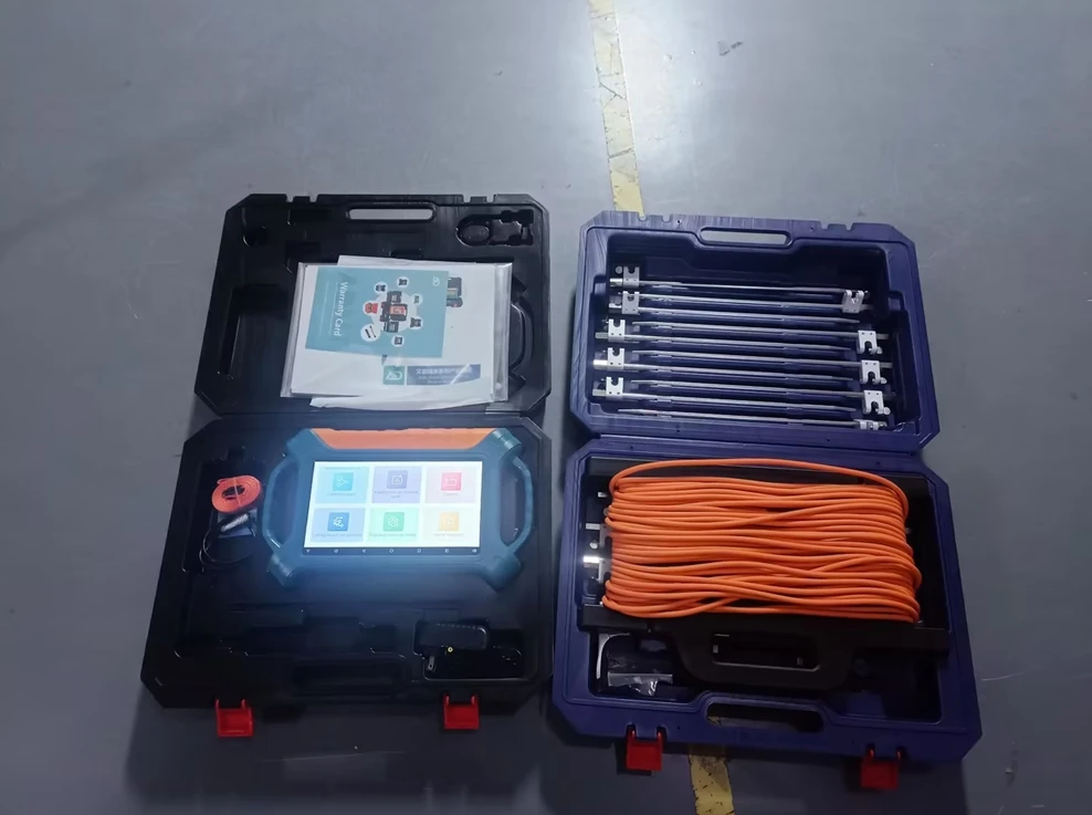 single channel/16 channels groundwater detector,2D/3D Automatic Graphical Resistivity Meter,With 10” screen,fast tachymeter