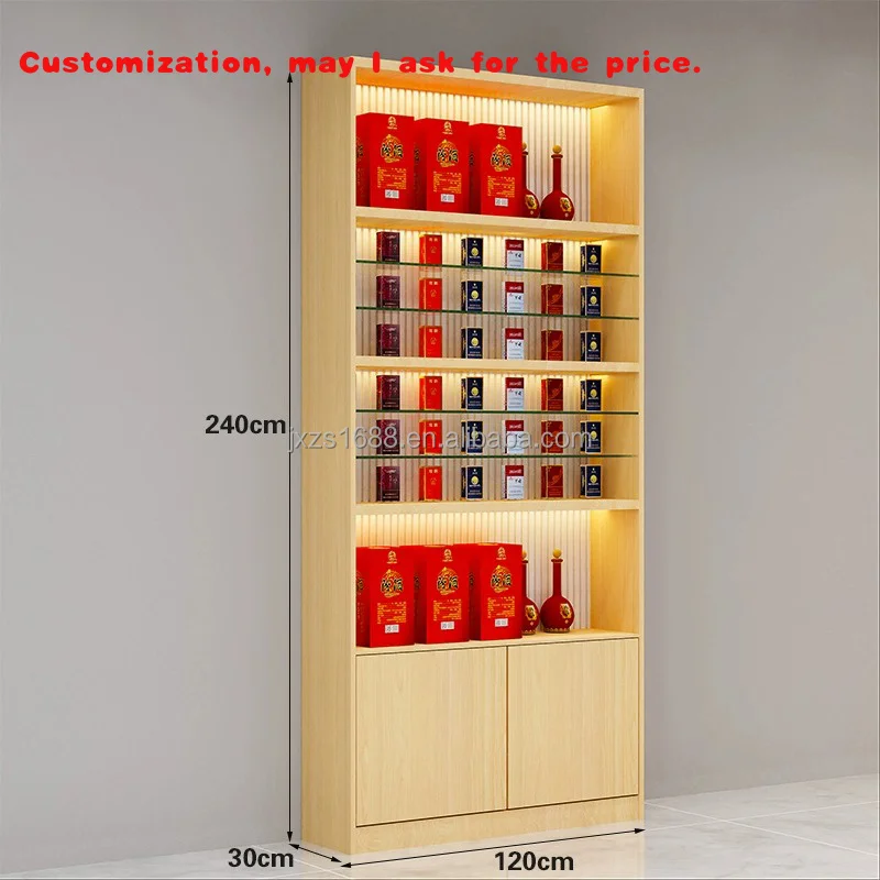 

на заказ. Высококачественный настраиваемый шкаф-витрина для красного вина и Baijiu. Витрина премиум-класса для вина. Отели, супермаркеты S.