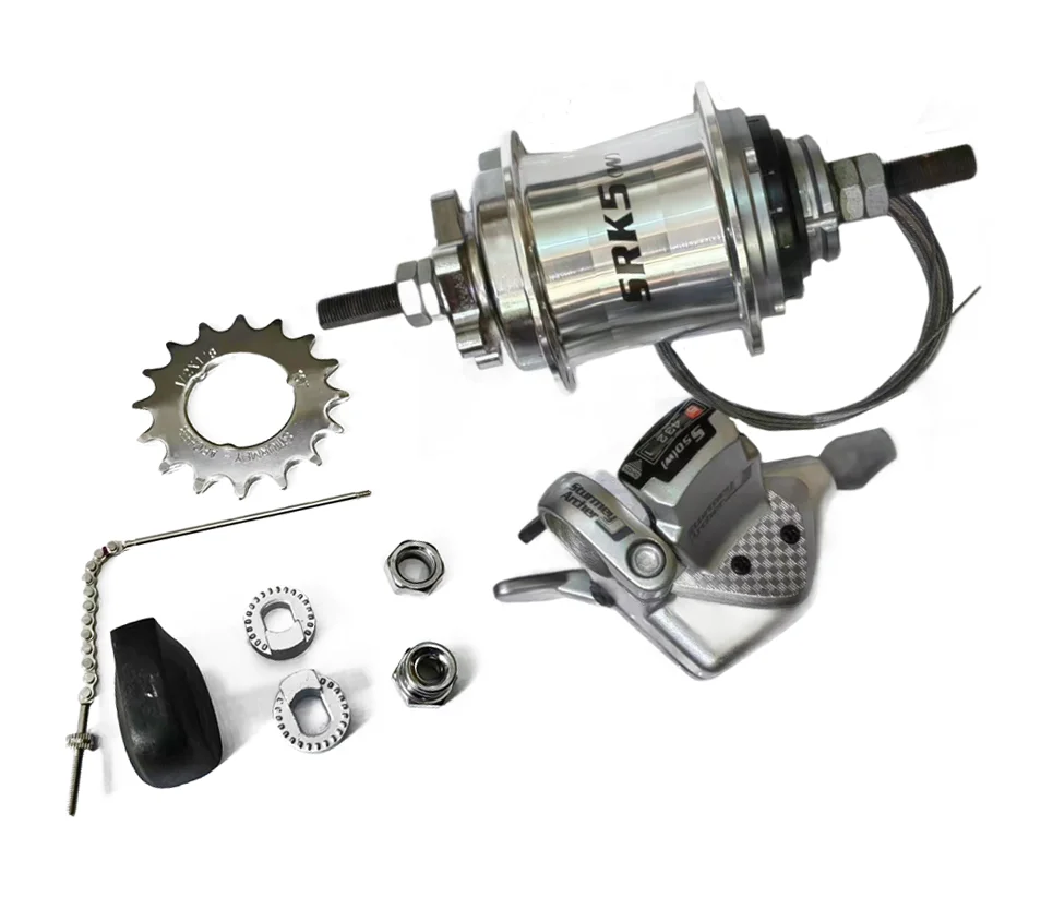 

Sturmey archer SRK5 Internally Geared 5 speeds bike bicycle rear Hub for disc brake with shifter lever set