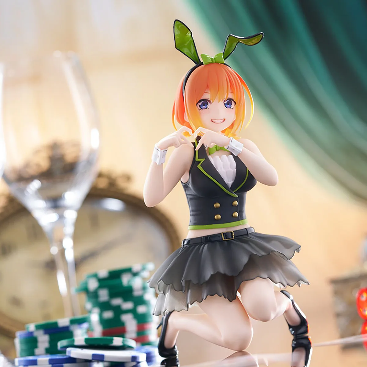 

In Stock Original Taito Gotoubun No Hanayome Nakano Yotsuba Bunny Ver Anime Figure Action Figure Model Decoration Garage Kit