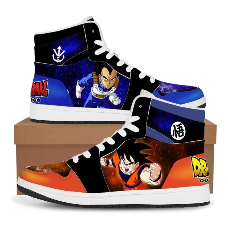 

Dragon Ball Customized anime sneakers basketball shoes Fashion male female High top casual shoes Majin Buu festival gift