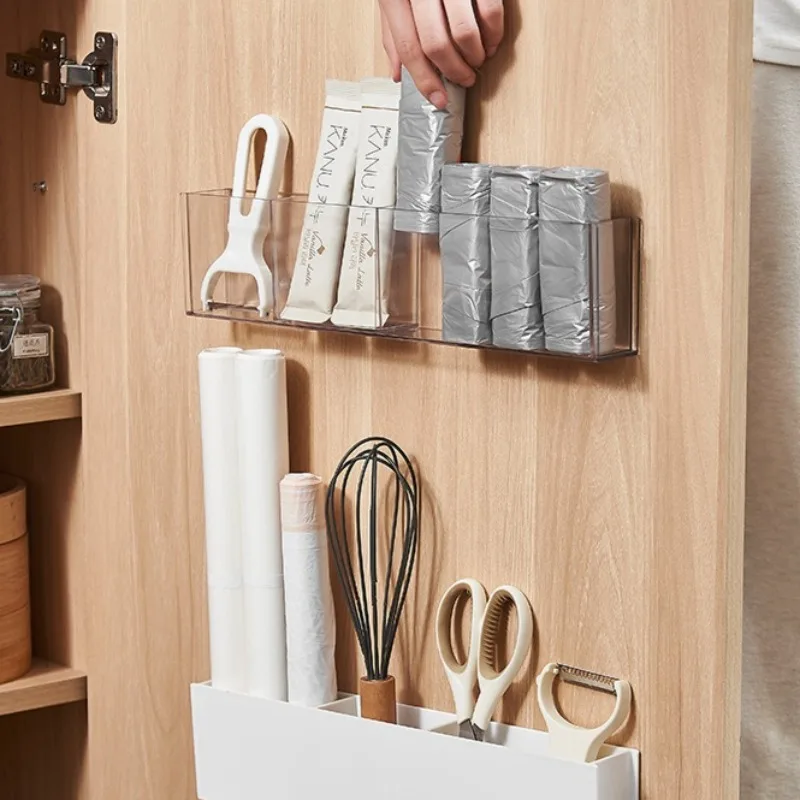 1PC Office Desktop Baffle Wall Hanging Storage Box Removable Multi-functional Hanging Stationery Rack Household Goods