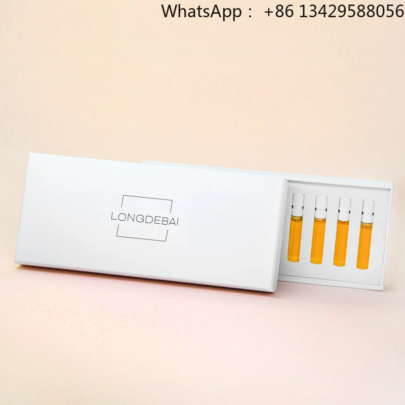 

Clear Round Mini Sample Glass Perfume Bottle 2ml 3ml 5ml 8ml 10ml Perfume Sample Bottles with Box for Cosmetic Packaging