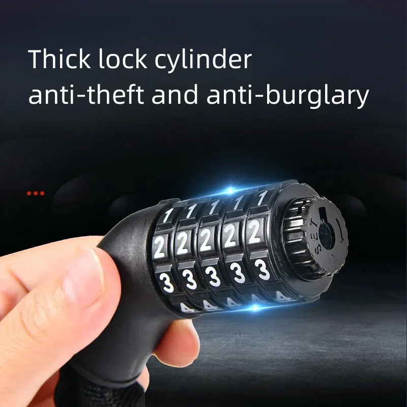 Universal Combination Chain Lock for Motorcycle Electric Car Bicycle for Mountain Bike Road Bike Portable Anti Theft Protection image 3