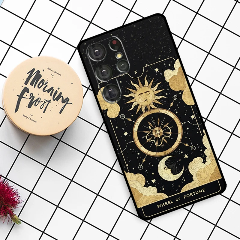 Astrology Tarot Cards Case For Samsung Galaxy S23 S10 S9 S8 Note 10 Plus Note 20 S22 Ultra S20 FE S21 FE Phone Cover