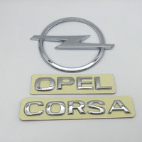 1pcs 3D ABS silver/black Car Letter front Rear Bumper Trunk Letter Emblem Sticker Badge Decal styling auto Accessories