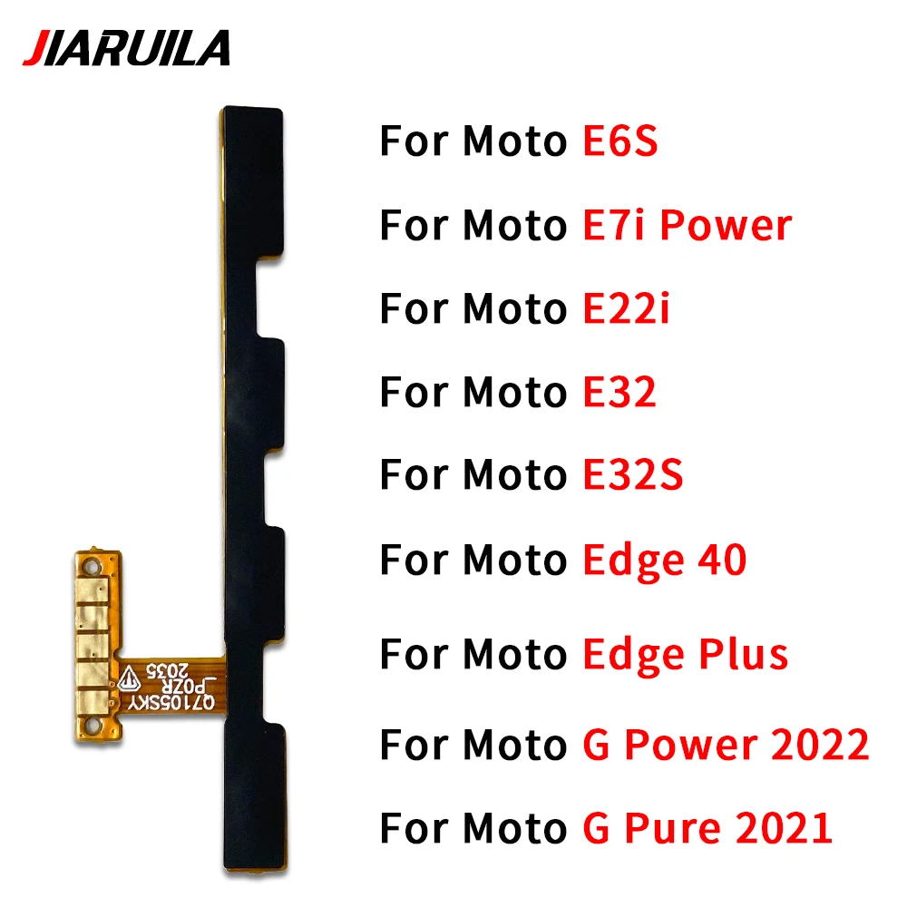 Botão liga/desliga para moto, botão de volume para moto e22i e32 e32s e6s e7i power edge 40 edge plus g power 2022 g puro 2021
