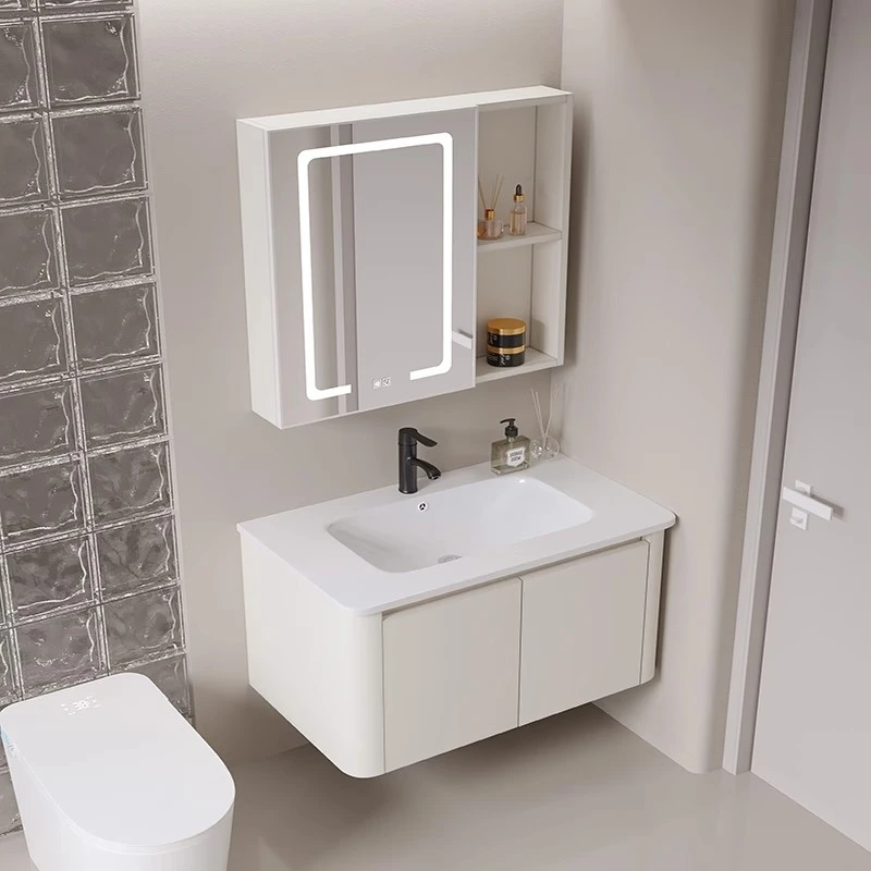 Bathroom Furniture Vanity Multifunction Home Column Cabinet Space Saving Salon Station Sinks Closed Storage Toilet Multipurpose