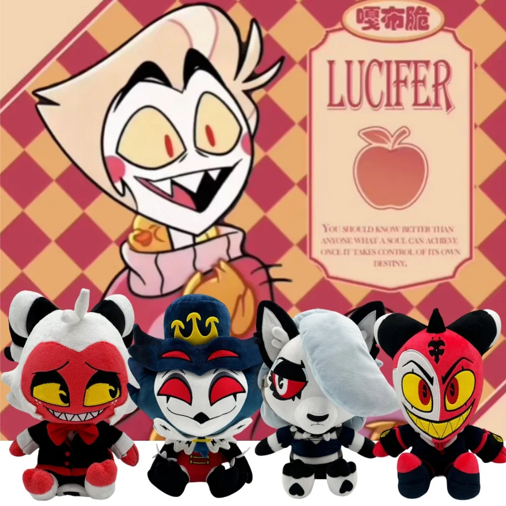 

New Helluva Boss Plush Toy Anime Loona Blitzo Stickie Stolas Millie Moxxie Cartoon Peluche Doll Soft Stuffed Fans Friend Present