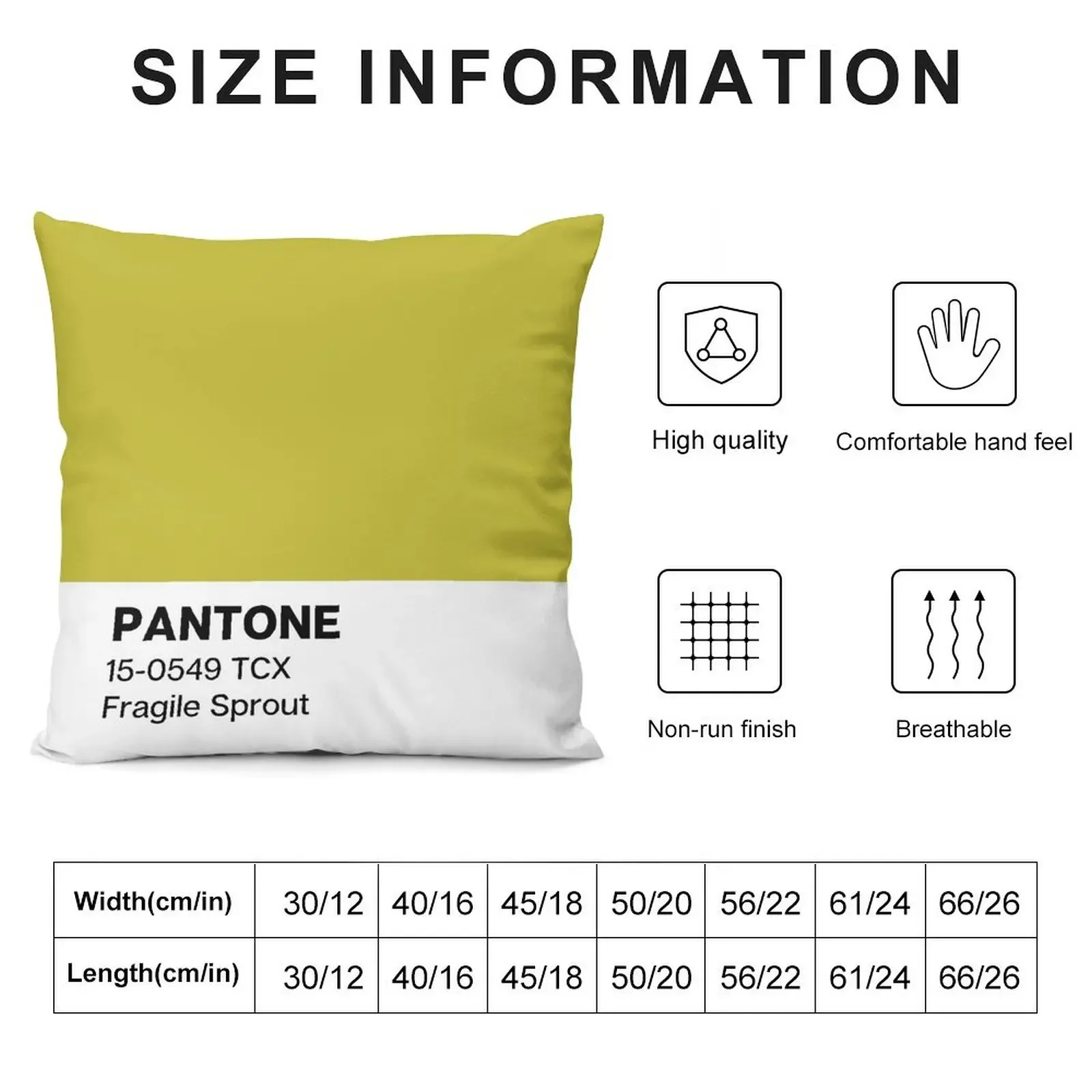 Pantone Fragile Sprout Throw Pillow Couch Pillows Decorative Sofa Cushion Pillowcases pillow