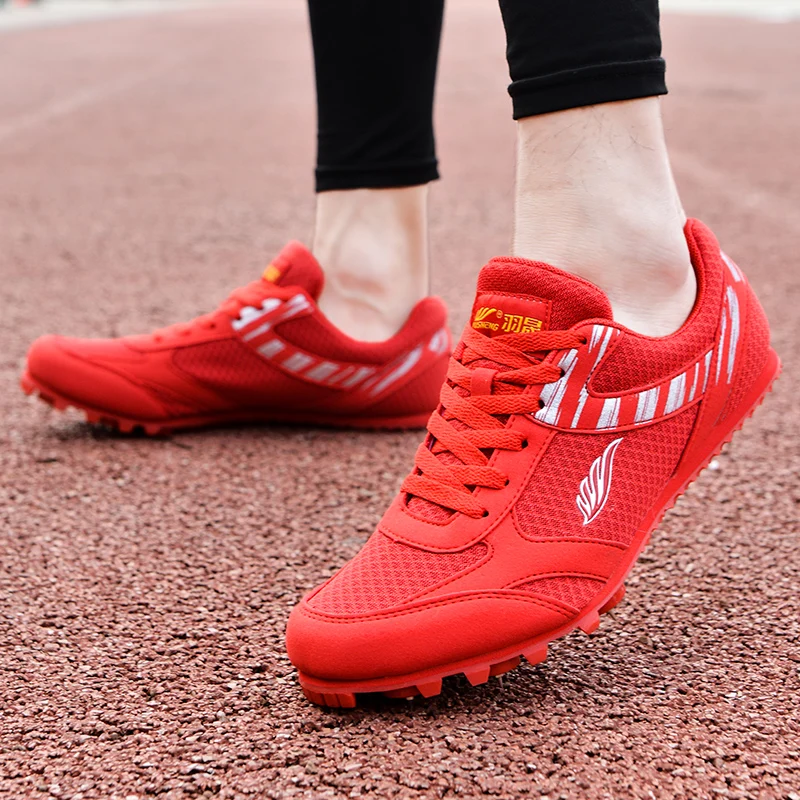 Scarpe da allenamento leggere per atletica da salto per uomo e donna, scarpe da pista e da campo, scarpe da ginnastica da corsa