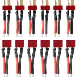 T Plug Connector Wire Female Male 12/14AWG 55MM Extention Cable for RC Lipo Battery Cable Drone Car Boat Battery connector
