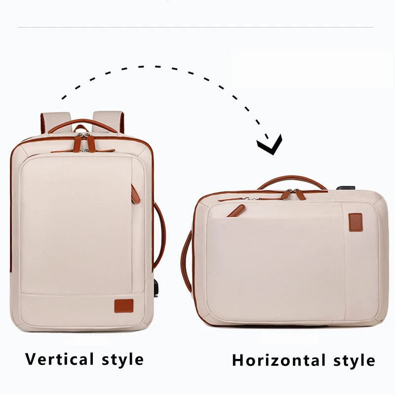 حقيبة ظهر رجال الأعمال ذات سعة كبيرة مقاومة للماء، حقيبة كمبيوتر للسفر للتنقل، حقيبة مدرسية كاجوال لطلاب الجامعات #4