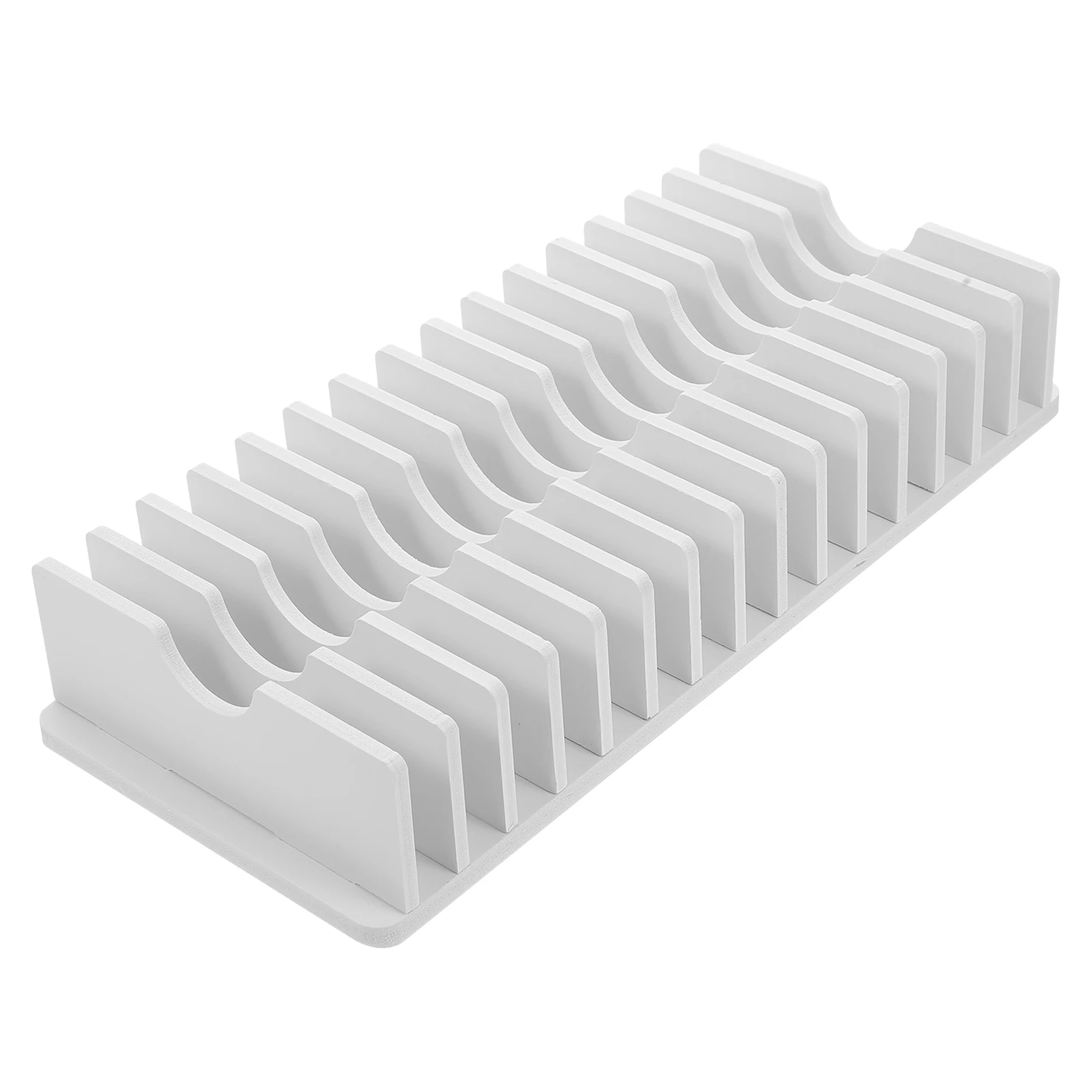 

PVC Cell Phone Storage Rack Classroom Calculator Holder Material Compact Tray Grid Cash Register Insert Pockets Phone