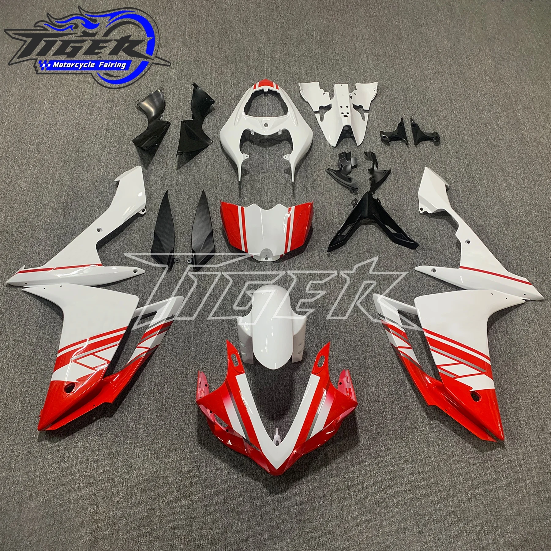 

Комплект обтекателя подходит для YAMAHA YZF R1 07 08, новый корпус из АБС-пластика для мотоцикла YZF1 2008 2007, комплект кузова, корпус, красный, черный