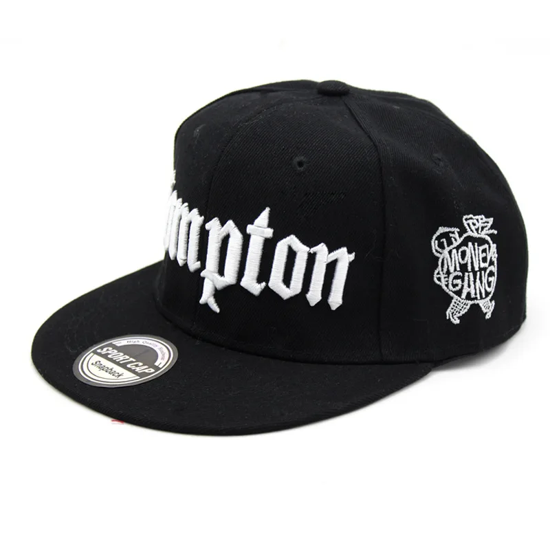 New COMPTON CAP Street Dance Snapback Hat Hip Hop Headwear for Men Women Adult Outdoor Casual Sun Baseball Cap