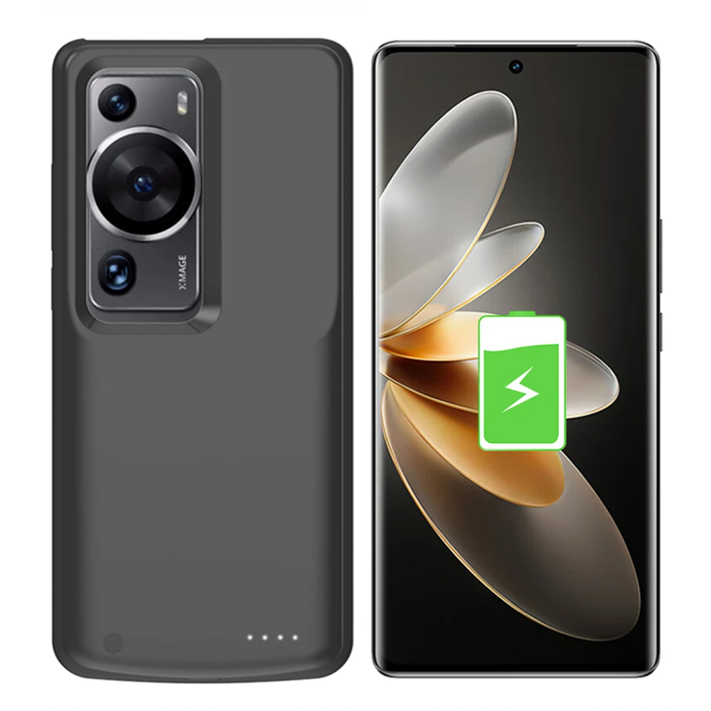 

Чехол Powerbank для Huawei P60 Pro P60, чехлы для зарядного устройства, 10000 мАч, портативный внешний аккумулятор, внешняя крышка для зарядки, чехол