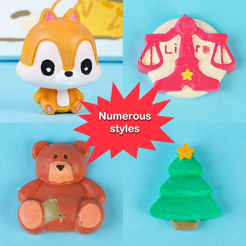 

Новая развивающая игрушка: гипсовая фигурка для раскрашивания, мультяшный дизайн, ручная роспись, игрушка-граффити, случайная расцветка, гипсовая кукла для раскрашивания, подарок на день рождения