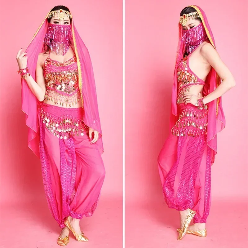 6 色ベリーダンスパフォーマンスガールズ競技衣装インドドレスベリーダンス衣装セット大人のための