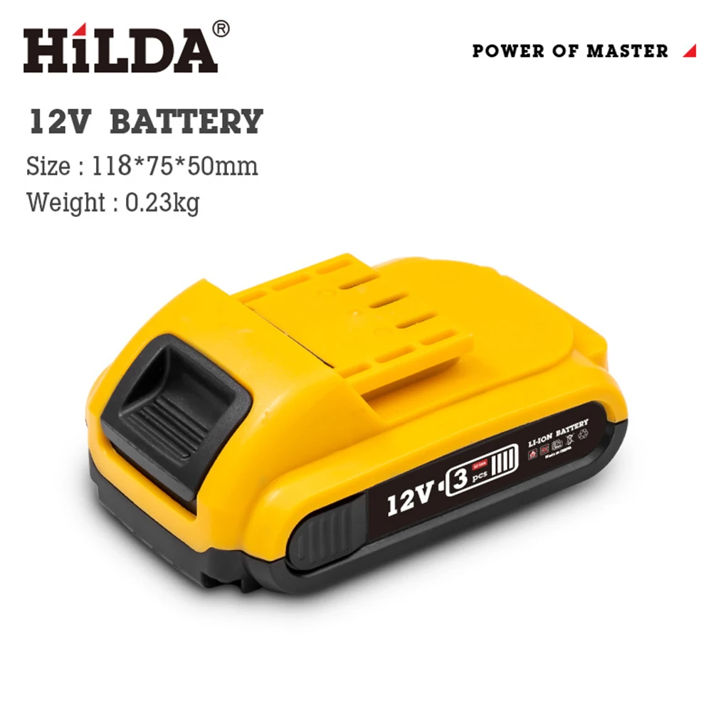 HiLDA 16.8V Brushless Lithium Hand Drill Charging Multi functional High Power Household Electric Screwdriver Tools Set