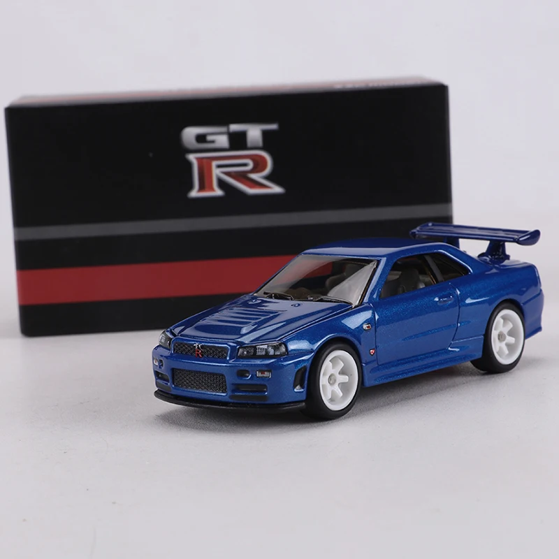 ミニカー CORCI TOYS ZZC MODEL 1:64 GTR R34 Die-cast Alloy Car Model Toys Can Open The