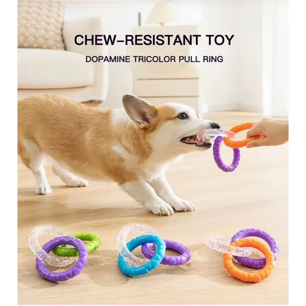 Hundehohles Ballspielzeug, Gummi-Kauspielzeug für Hunde, Reinigung der Zähne, Backenzahn, bissfestes Spielzeug mit Glocke, Welpen-Trainingsspiel – Detail 35