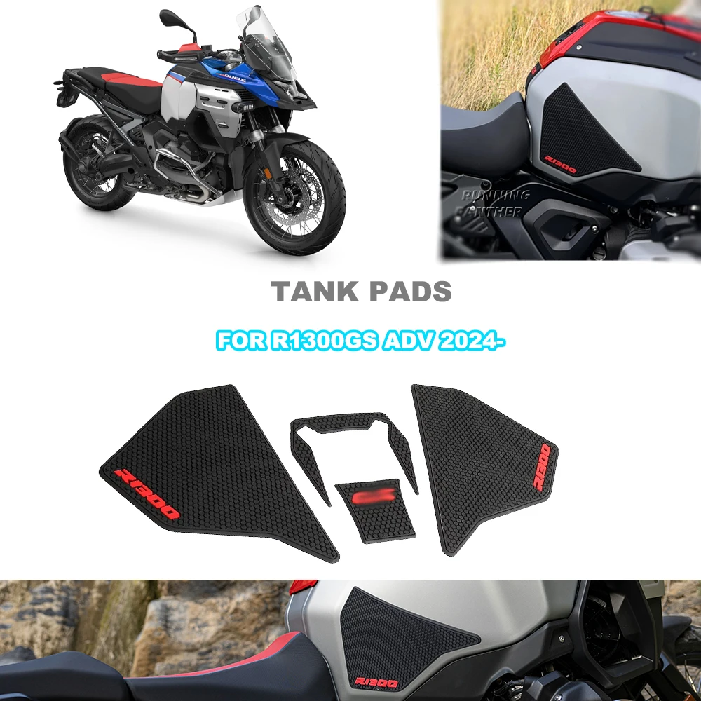 

Motorcycle For BMW R1300GSA R 1300 GS ADV R1300GS Adventure 2024 2025 Accessories Rubber Sticker Protection Tank Pad Kit