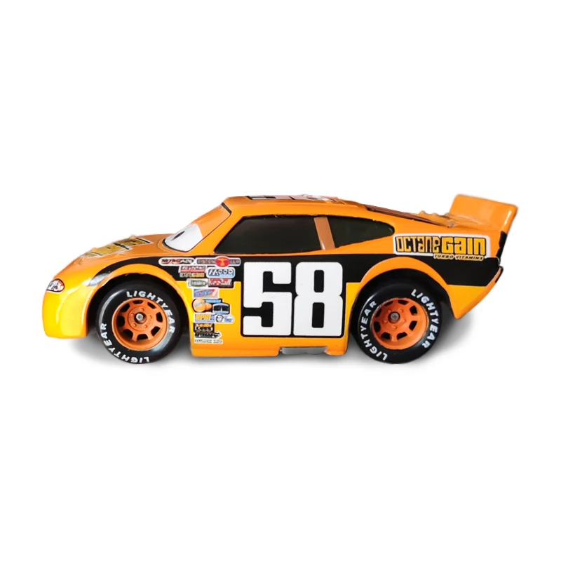 Disney pixar carros 3 motorista de corrida 58 jackson tempestade ramenrez 1:55 veículo fundido liga de metal crianças brinquedos menino presentes de natal