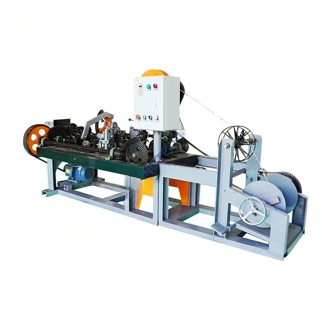 Barbed Wire Fence Making Machine, High Speed Automatic Normal Reverse Twisted Barbed Wire Equipment, Custom Price