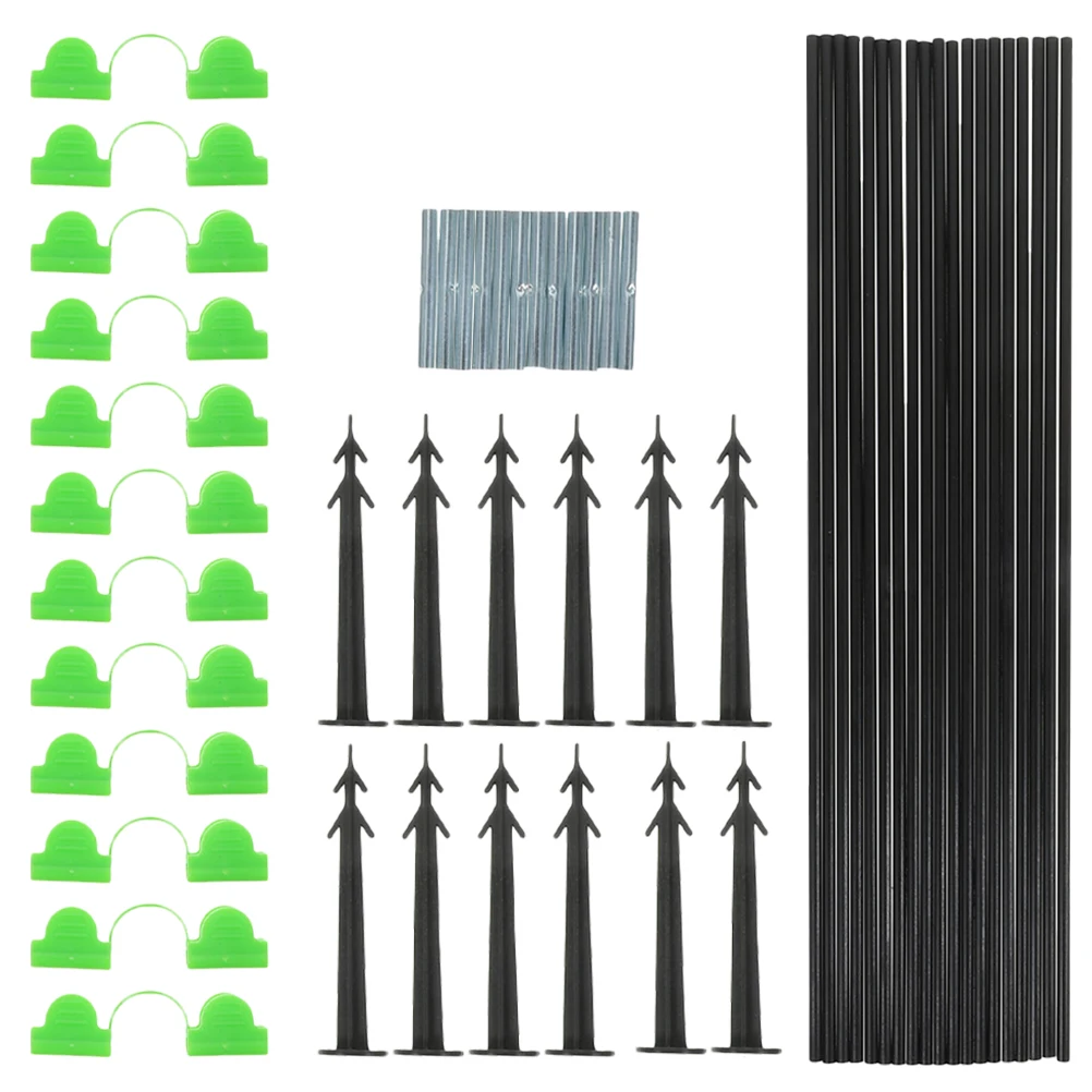 

1 Set Greenhouse Support Rack Frost Plant Cover Mini Greenhouse Lightweight Durable Reusable Plastic Growing Frame Gardening