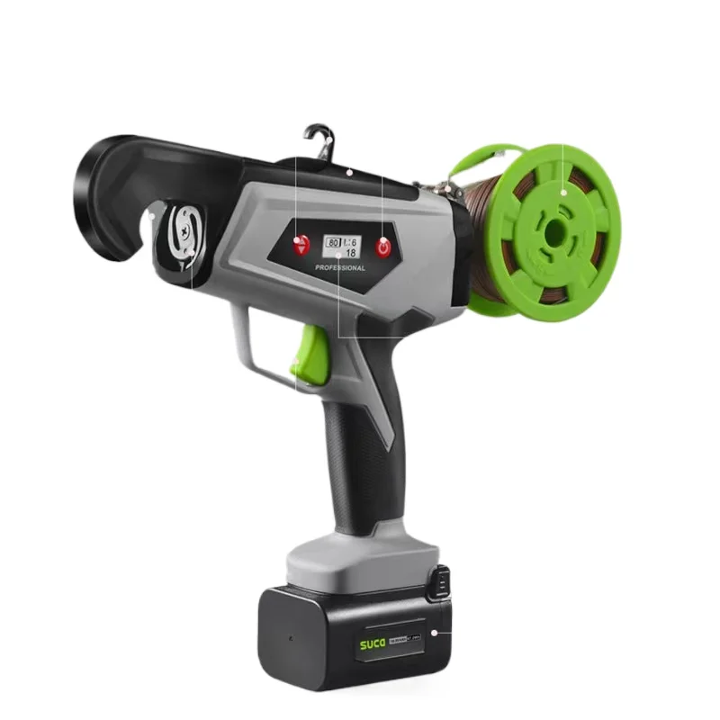 

Wireless Electric Tying Machine Rechargeable Lithium Battery Quick Tying Machine Vegetables Vines Crops