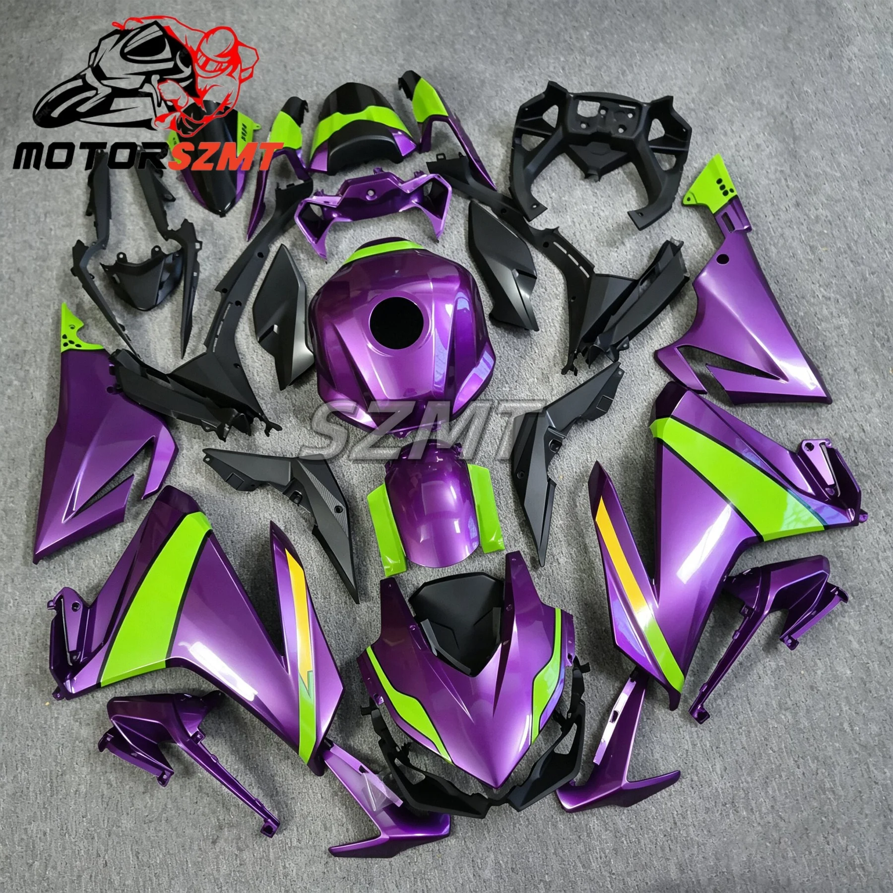 For Honda CBR500R CBR400R 2019 2020 2021 2022 2023 Full Fairing Kit Cowl Bodywork ABS Injection Red Black White Lines