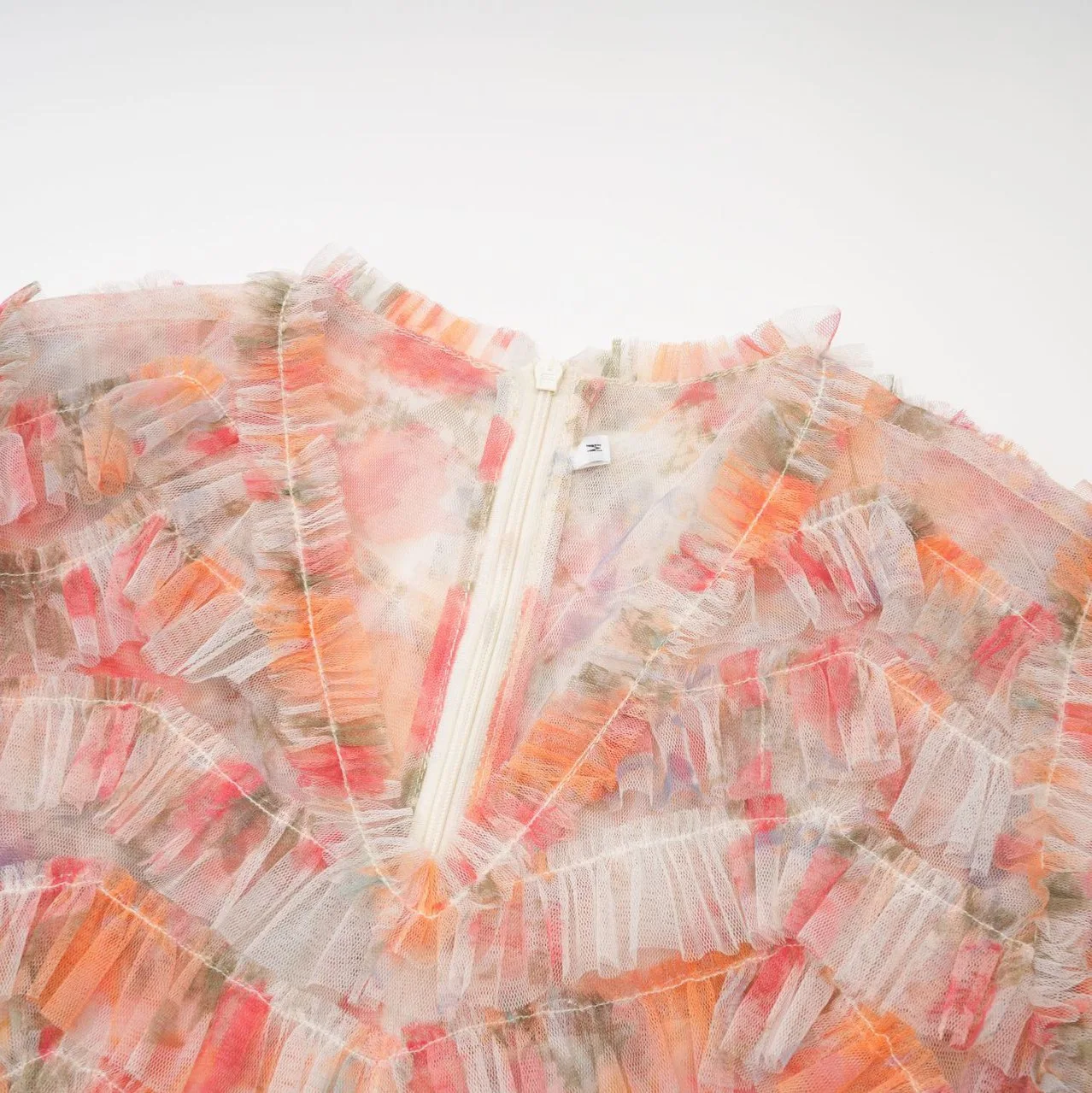 فستان زهري جديد بأكمام قصيرة ورقبة على شكل حرف V، عطلة طويلة وأكمام قصيرة