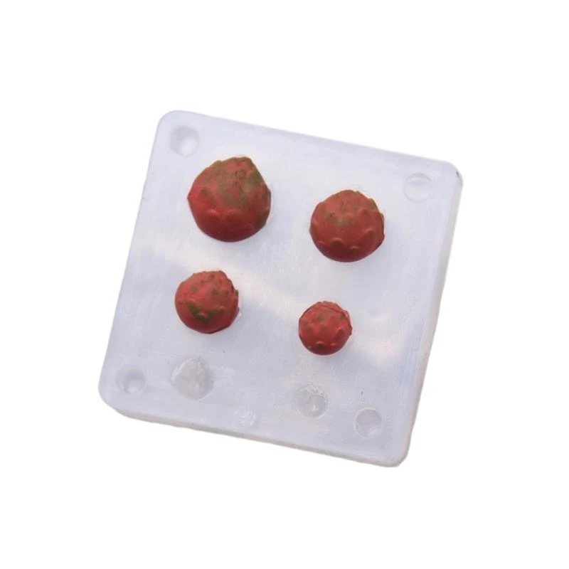 3D Mini Fruit Silicone Mold DIY Chocolate Mould Cake Decorating Tool Clay Mould