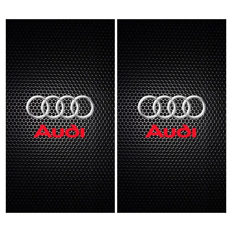 Car B-Pillar Center Column PET Decals Emblem 3D Stickers Car Styling For Audi S5 S6 S7 S4 S8 TT TTS A4 B8 A3 B6 A6 C7 C6 B7 Q5