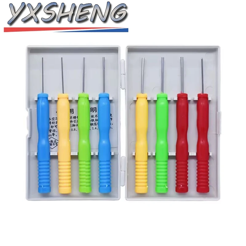 8Pcs/Set Box Hollow Needles Desoldering Tool Electronic Components Stainless Steel