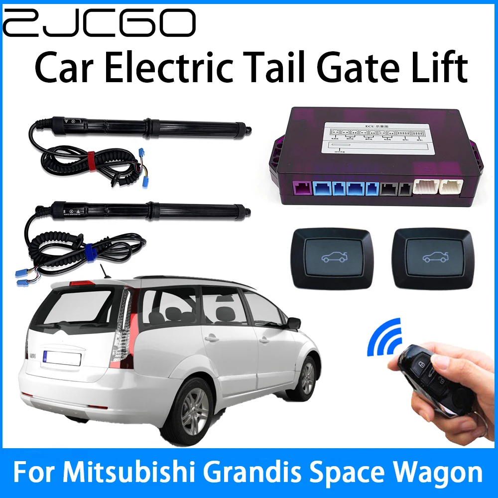 ZJCGO Power Trunk Electric Suction Tailgate Intelligent Tail Gate Lift Strut For Mitsubishi Grandis Space Wagon 2003~2011