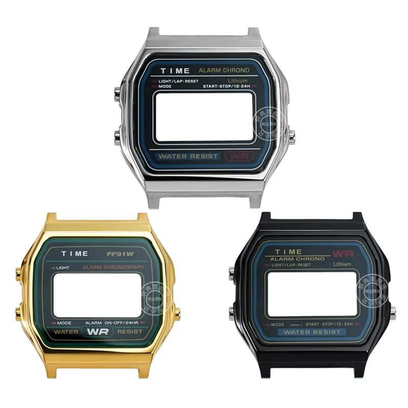 For Casio Small Square Series F91/A168/A158/A159 Modified Solid