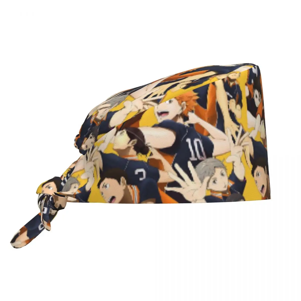 

Custom H-Haikyuues Iconic Cleaning Working Cap Comfortable Men Women Anime Scrub Cap Surgicals Hat Nurse Scrubs Hat Nurse