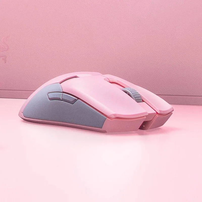 Razer Viper Ultieme Quartz Draadloze Gaming Muis Hyperspeed 20000Dpi Focus Chroma Rgb Backlight Roze Muis Met Charging Dock