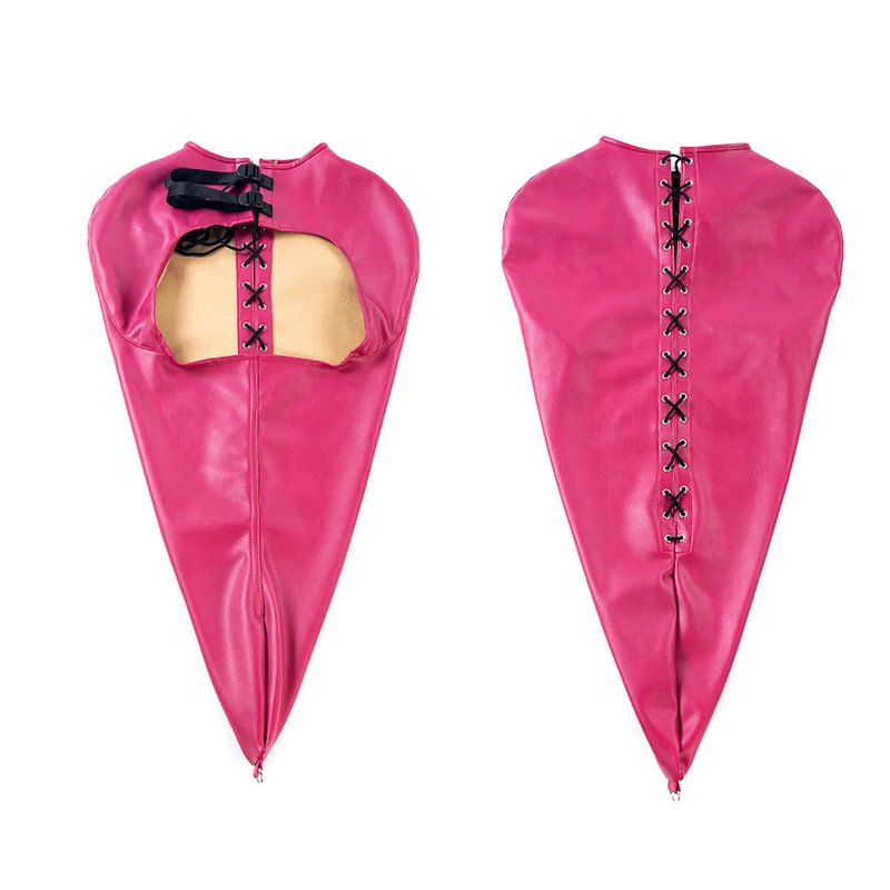 SM PU Leather Behind Back Hand Cuff Collar BDSM Bondage Restraints Slave Training Hand Binding SM Toys For Couple Games