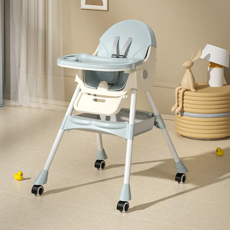 Wholesale 3 In 1Multi-function New Model Portable Soft Plastic Kids Eating Safety High Chair For Baby Feeding