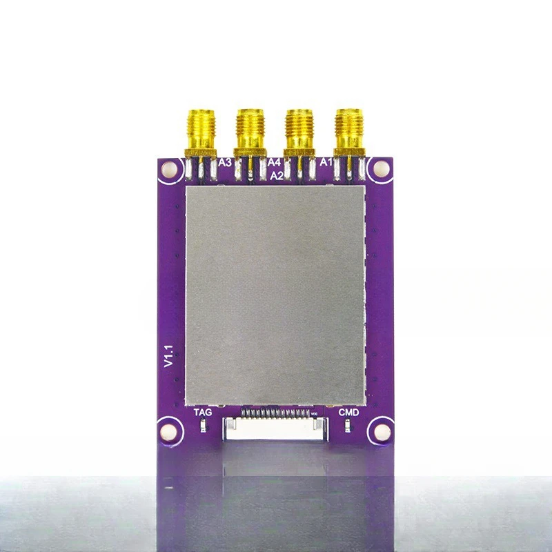 Four channel ultra-high frequency UHF-RFID radio frequency identification UART-TTL level serial port reader card reader